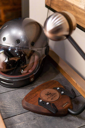 HANDMADE TWO WAY HELMET HANGER