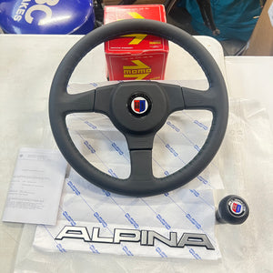Genuine ALPINA e30 Package:  Steering wheel | Shift Knob | Emblem