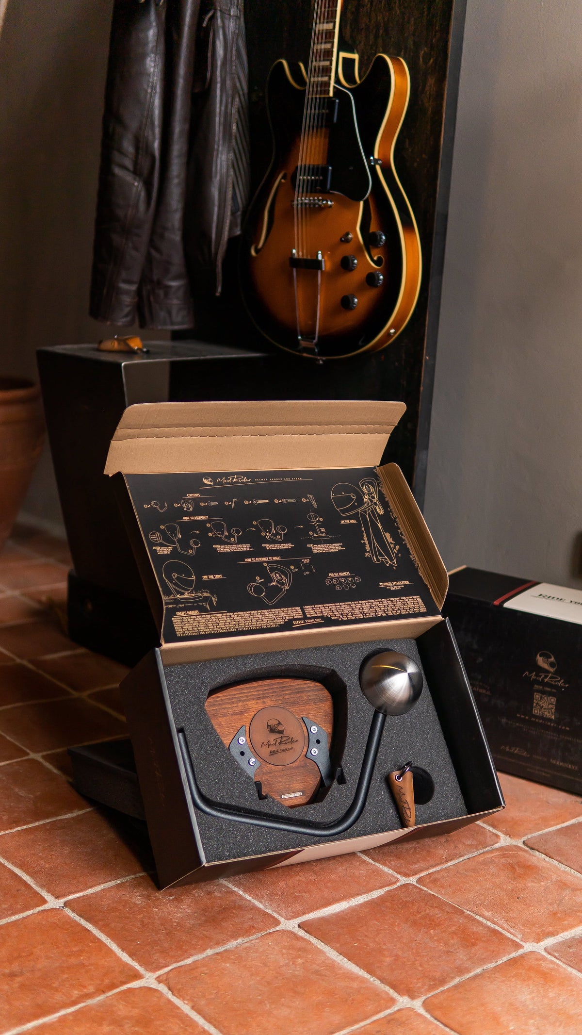 HANDMADE TWO WAY HELMET HANGER