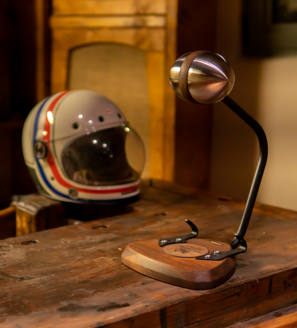 HANDMADE TWO WAY HELMET HANGER