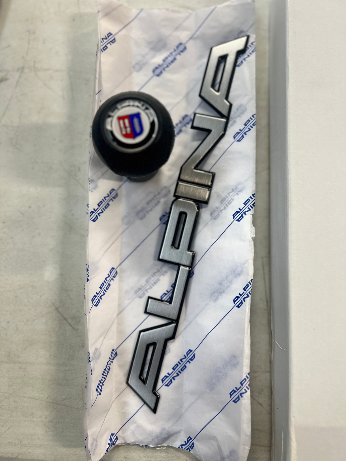 Genuine ALPINA e30 Package:  Steering wheel | Shift Knob | Emblem