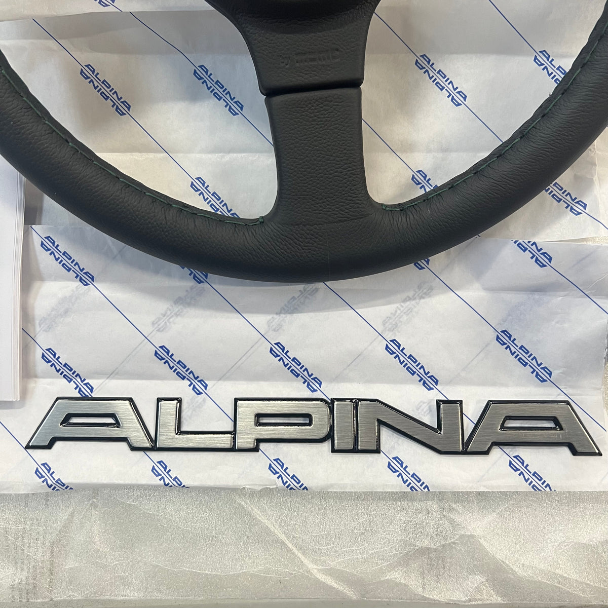 Genuine ALPINA e30 Package:  Steering wheel | Shift Knob | Emblem
